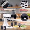 Slicer & Shredder Grater Attachment Compatible with KitchenAid Stand Mixer,