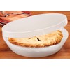 Miles Kimball Stay Fresh Pie Keeper with Hinged Lid, Universal