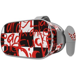 Decal Style Skin Wrap Compatible with Oculus Go Headset - Insults (Oculus NOT Included)