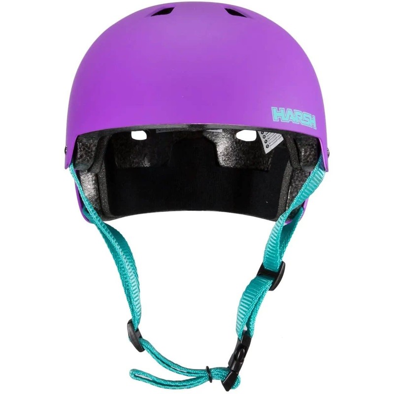 Harsh ABS Scooter Skateboard Helmet - Purple (Medium (55cm -