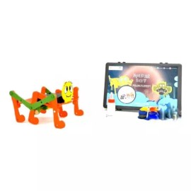 Monkits Education Araña Caminadora Spider Bot, Armar Juguete Didáctico