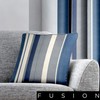 Fusion - Whitworth Stripe - 100% Cotton Cushion Cover -