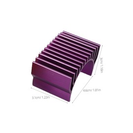 Gadpiparty 4pcs Rc Car Motor Heatsink Compatible with Engine Carbon Brush Radiator for Trucks Lightweight Design for Easy Installation High Temperature Resistant Performance