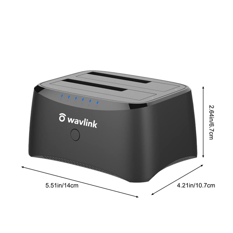 Wavlink USB 3.0 Hard Drive Stand, 2.5 / 3.5 Type,
