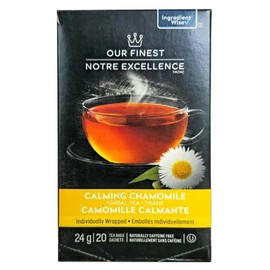 Our Finest Calming Chamomile Herbal Tea, Caffeine Free, 20 Tea Bags, 24 g