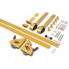 DIYHD 6.6FT Sliding Library Ladder Hardware Kit, Rolling Track System