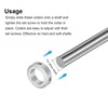 Sourcing Map 2pcs Aluminium Split Shaft Collar, 20mm x 10mm