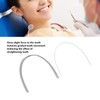 50pcs Teeth Nickel Titanium Wire Square Elasticity Medical Metal Orthodontics