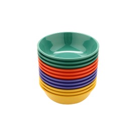 GET B-24-MIX-EC Deep Melamine Bowl, 24 Ounce, Assorted Colors (Set of 4)