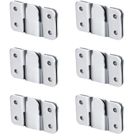 Flush Mount Bracket, Interlocking Photo Frame Hook 56 x 36mm Heavy Duty Picture Hangers, Interlock Bracket Furniture Connector, Sectional Couch Connectors, Headboard Wall Mount Hardware (6 Pairs)