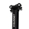 Gusset Lofty 450mm Extra Long Seatpost Black - Black, 30.9mm