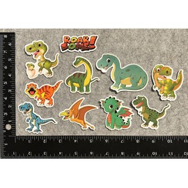 Unbranded Lot of 10 Assorted Cute Dinosaur Dragon Stickers