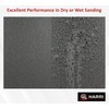 HARRI ABRASIVES Silicon Carbide Sandpaper Sheets - Wet/Dry Electrocoated -