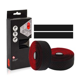 CNC 2 Pcs Road Bike Mountain Bike Handlebar Tape Black/Blue/Green/Red/Pink/Yellow/Rainbow Iris, Red