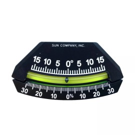 Sun Company Industrial Lev-o-Gage 12 - Glass Tube Inclinometer (Model 1617-I)