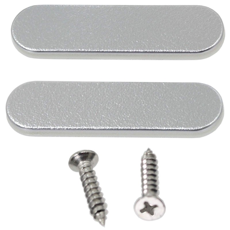 Spares2go Door Handle For Whirlpool Fridge Freezers (190mm, Grey/Silver)