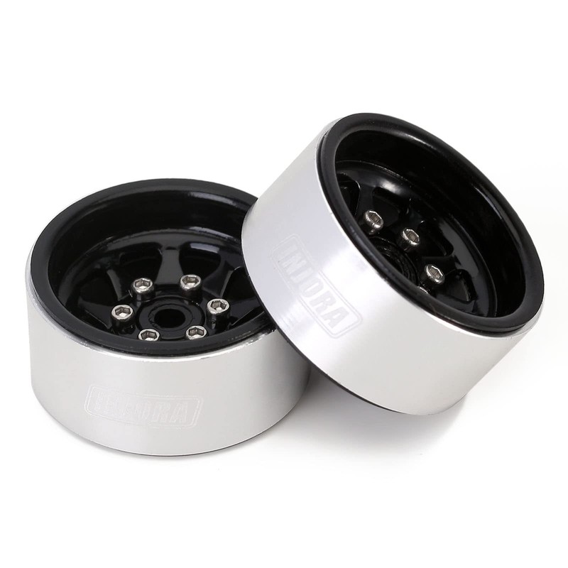 INJORA 1.0 Beadlock Wheel Stamped Steel Beadlock Deep Dish 1.0"