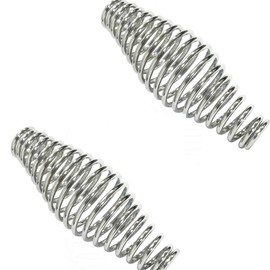 BBQ Heavy Duty Cool Touch Stove Spring Handle Grip, Custom Grill Smoker Pits and Wood Stove Firebox Door Handle (2)