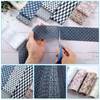 Tatuo 80 Pcs Cotton Fabric Roll up Fabric Strips Bundle