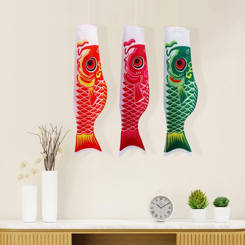 Toddmomy Japanese Carp Windsocks Koinobori Fish Flags Koi Flags Outdoor