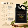 Jojoba Oil, 100% Pure, Cold Pressed, Unrefined, 32 fl oz