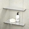 Bernkot Corner Shower Shelf 12" Polished 304 Stainless Steel Recessed