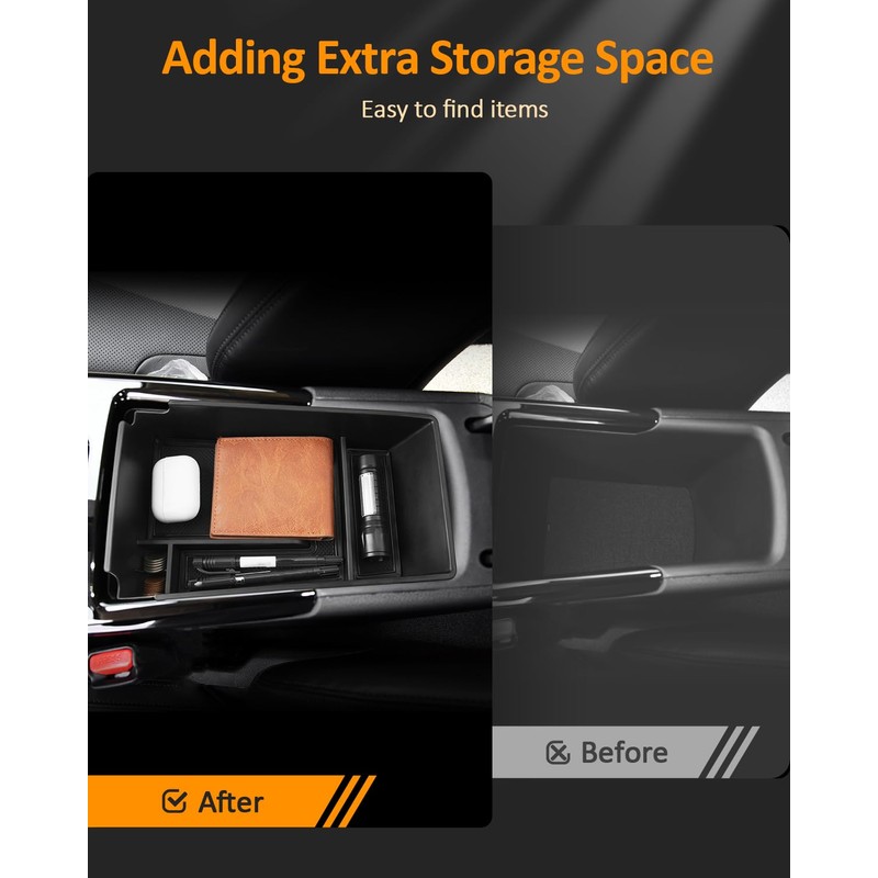 CDEFG for Kia K5 2021-2025 Accessories Center Console Organizer Tray