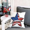 GEEORY 4th of July Decorations Pillow Covers 16x16 Set of
