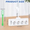 Power Strip with 2 USB and 2 Type-C Multiple Sockets