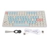 84 Key Bluetooth Keyboard 3 Mode 2.4G Wireless Bluetooth Gaming