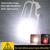 BY-J Cob Mini Flashlight Keychain Light, 500 Lumens Bright Rechargeable,