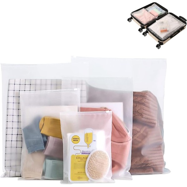 HZSZJMN 20 Pcs Travel Storage Bag, 5 Size Resealable Bag