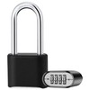 Combination Padlock Thick Long Shackle Weatherproof Outdoor Heavy Duty Padlocks