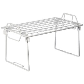Whitmor Wire Grid Stacking Shelf Small, White