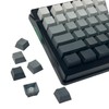 Gradient Side-Engraved keycap Set with Two-Color Injection-Molded PBT Translucent keycaps,