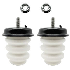 Memiuyelay Rear Bump Stops Axle Jounce Bumper Fit for Chevy Silverado 1500 1999-2007 Fit for GMC Sierra 1500 2500 3500 Rear Axle Bumper Replace 523-049 15712438 White Rubber Buffers 2 Pack