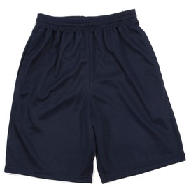 At The Buzzer Boys Athletic Shorts 77726-NVY-8 Navy