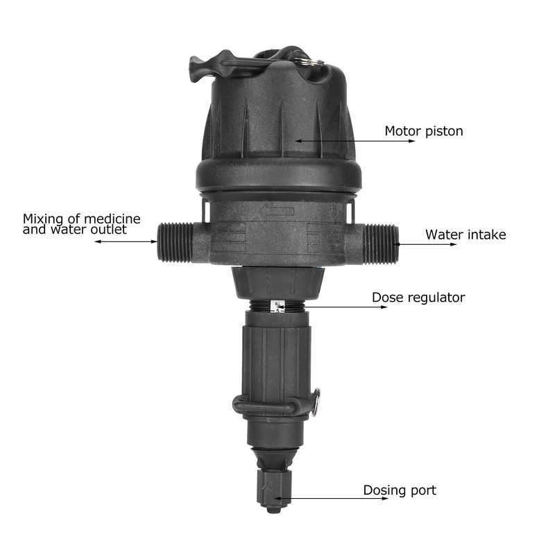 Automatic Dosing Device Water Powered Fertilizer Injector Gardening Irrigation Tool