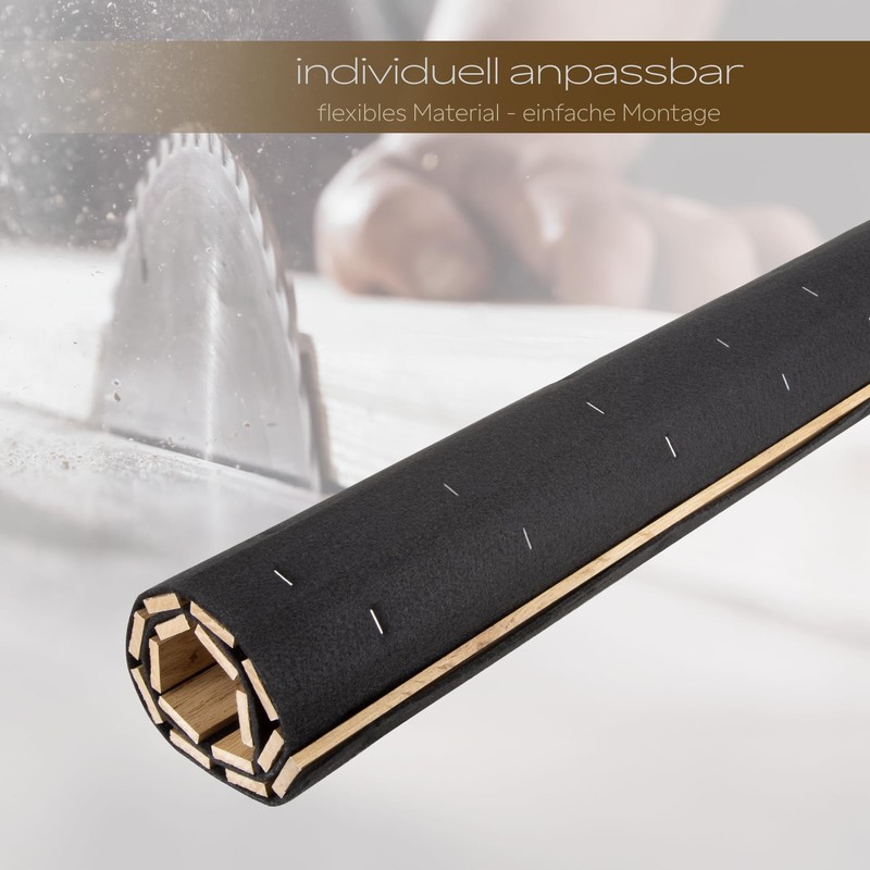 HEXIM Acoustic Panels Sample Piece - Flexible Slat Wall Wood