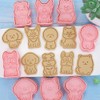 8 Pieces Cute Puppy Cookie Moulds For Baking Puppy Cookie