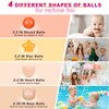 Star Ball Pit Balls with Bear and Heart Shape, for