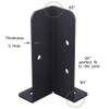 Wpbhk 8Pcs Adjustable Deck Post Anchor Base Brackets Fit 1.5x1.5,2x2,2x4,4x4