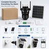 Solar Security Camera for Outdoor Monitoring – Dual-Lens 4G WiFi