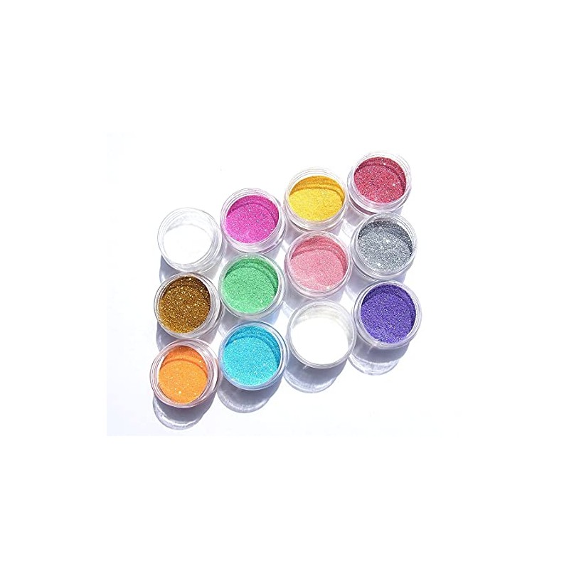 Glitter Powder (Glitter), 0.07 oz (2 g) each, Carefully Selected
