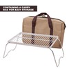 CAMPMAX Campfire Grill 304 Stainless Steel Grate, Folding Camping Grill