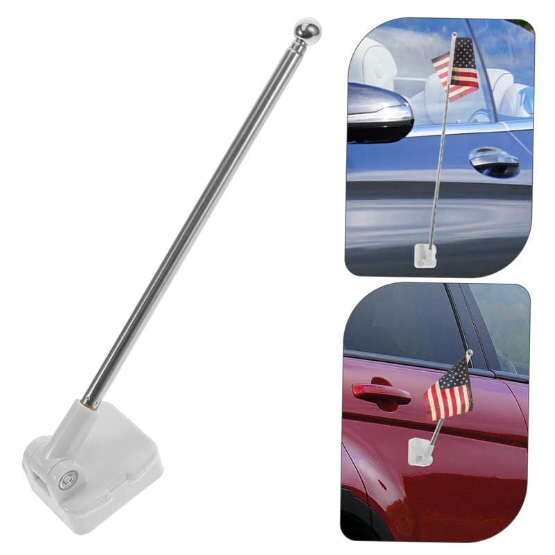 CIYODO Flag Pole Support for Car Magnetic Flagpole Stand Car