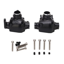 RC Crawler Front Rear Axle Center Housing Kit Aluminum Alloy Black for Axial SCX10 Pro 1/10 Remote Control Crawler Car