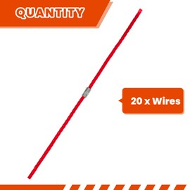 Flaveano Trimmerfaden für Bosch ART 26 Combitrim Rasentrimmer, 20 Stück Ersatz für Faden F016800181