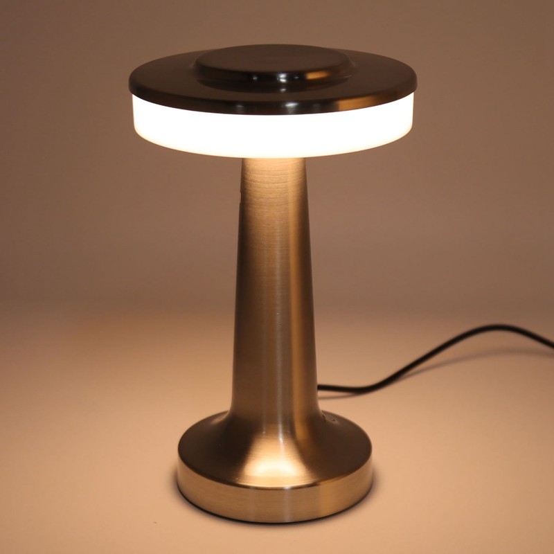 Portable LED Table Lamp Retro Touch Control 3 Levels Color