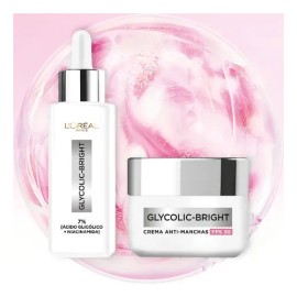 Loréal Glycolic Bright Sérum Anti Manchas Kit 2                                                                                                       